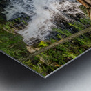 Waterfall in the Deep Forest Metal print