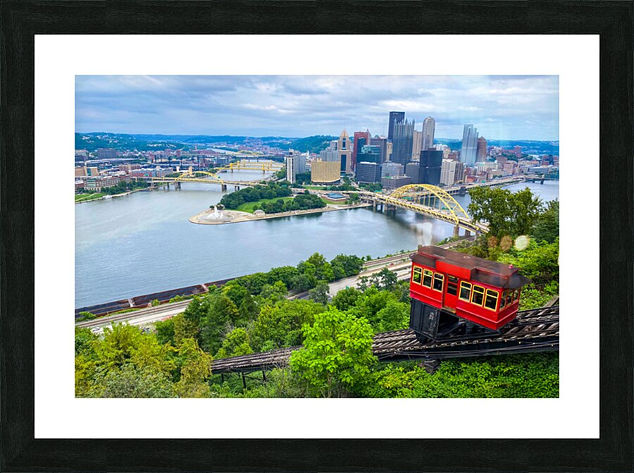 Pittsburgh PA Picture Frame print