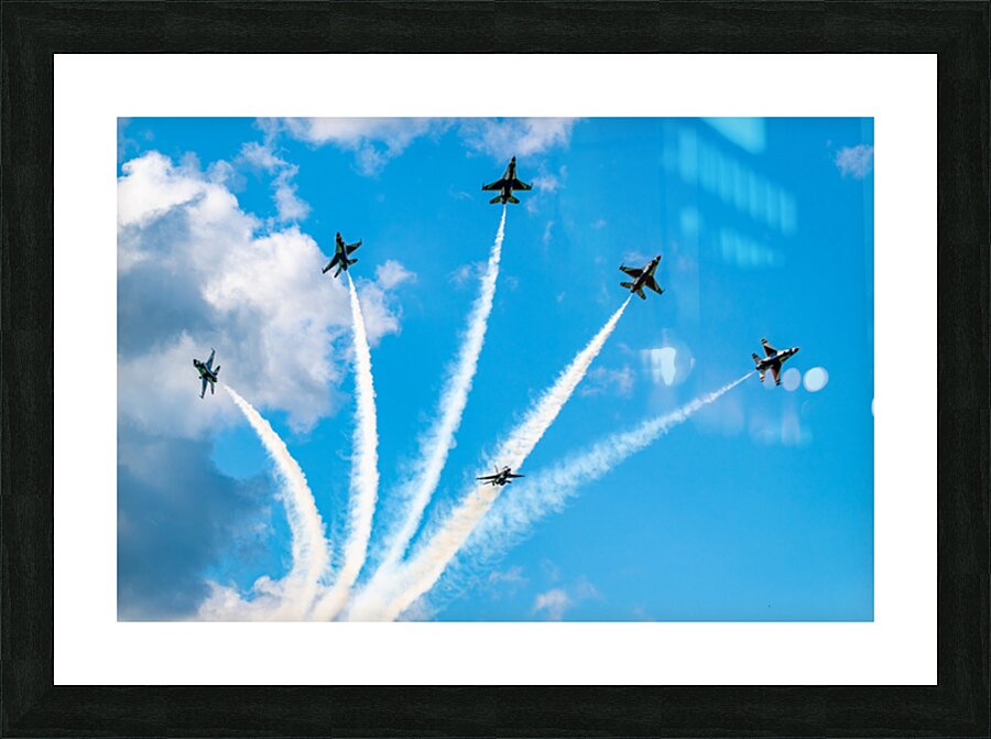 USAF Thunderbirds - Delta Break Picture Frame print