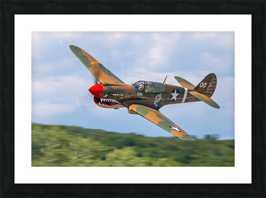 Curtiss P-40 Warhawk Impression et Cadre photo