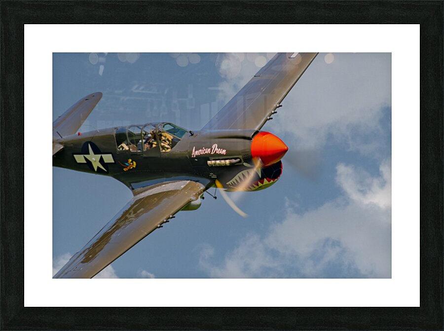 Curtiss P-40 Warhawk - American Dream Impression et Cadre photo