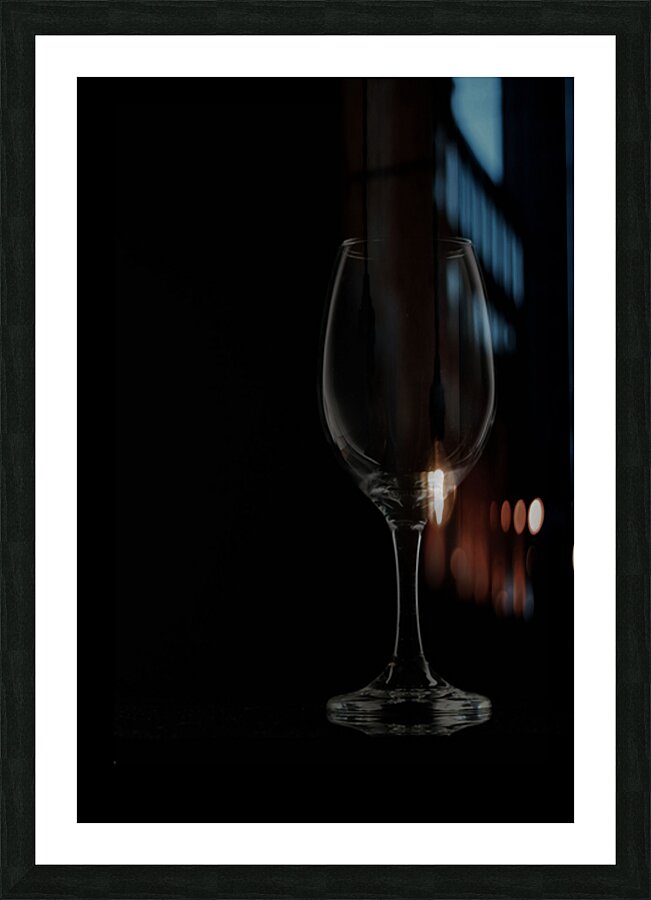 Wine Glass Picture Frame print