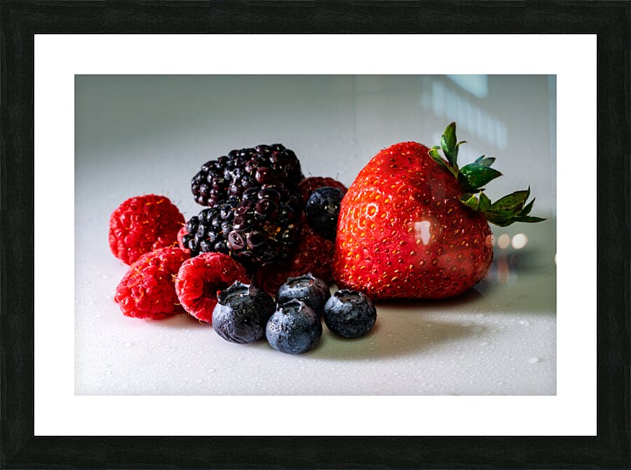 Berries Picture Frame print
