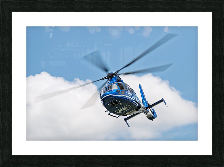 Airbus EC 155B1 of Penn State Healths Life Lion Medevac Fleet Picture Frame print