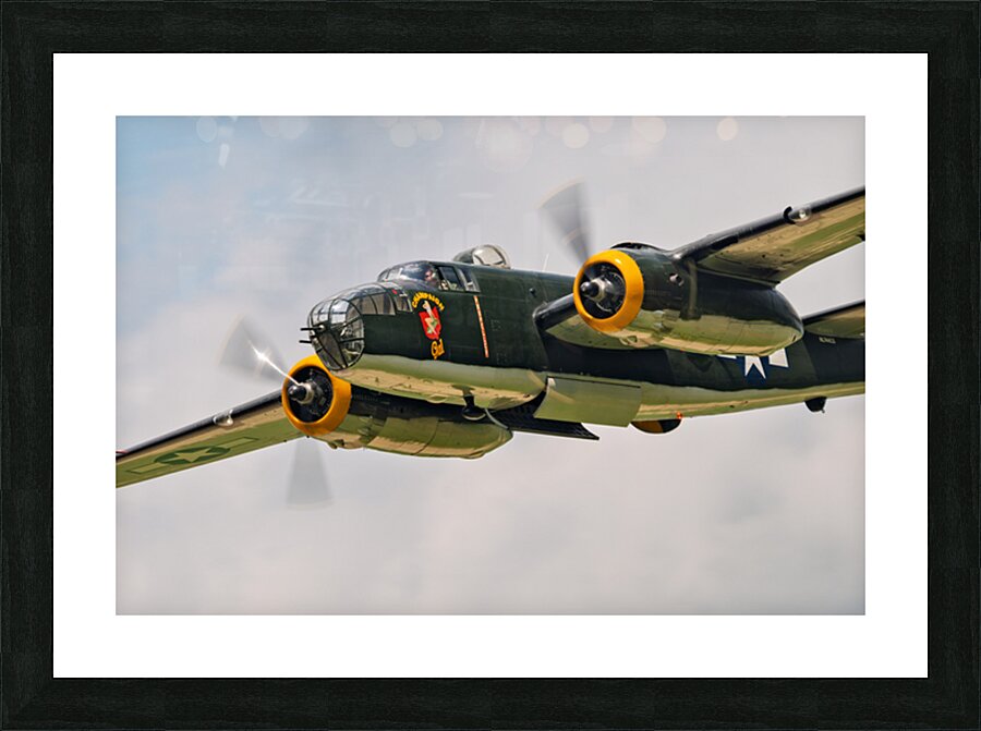 North American Aviation B-25 Mitchell - Champaign Gal Picture Frame print