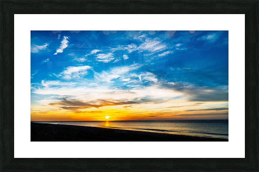 Sunset over Cape Cod Bay Impression et Cadre photo