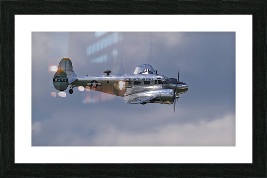 Silver Wings Amongst the Clouds Picture Frame print