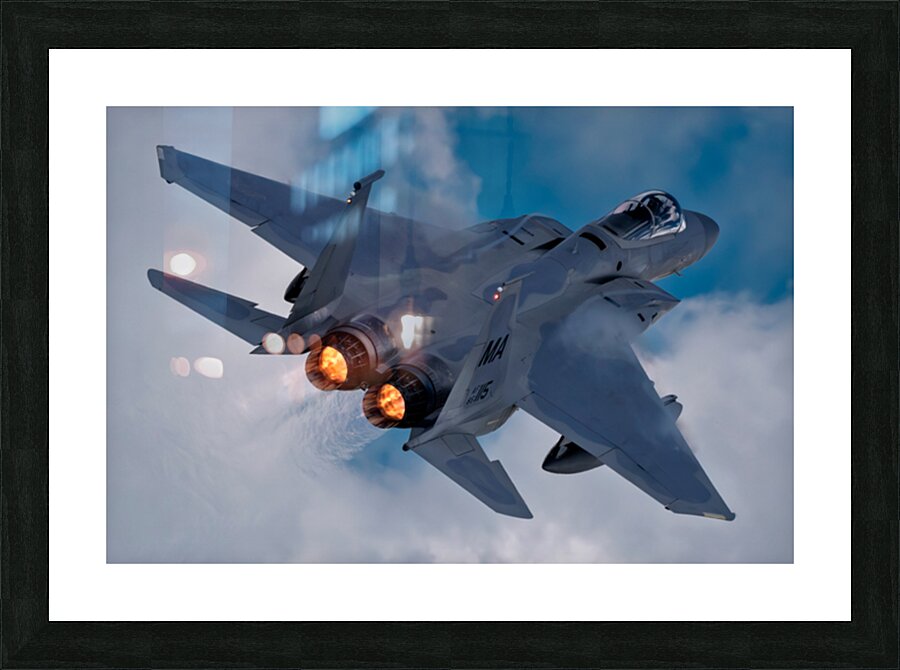 McDonnell Douglas F-15 Eagle  - Afterburner Picture Frame print