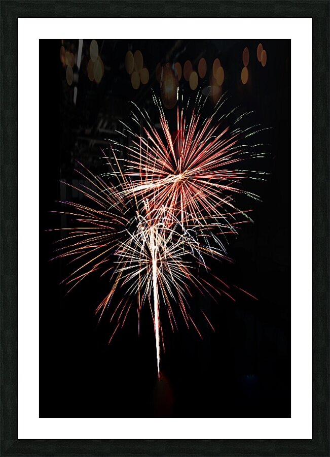 Fireworks Picture Frame print