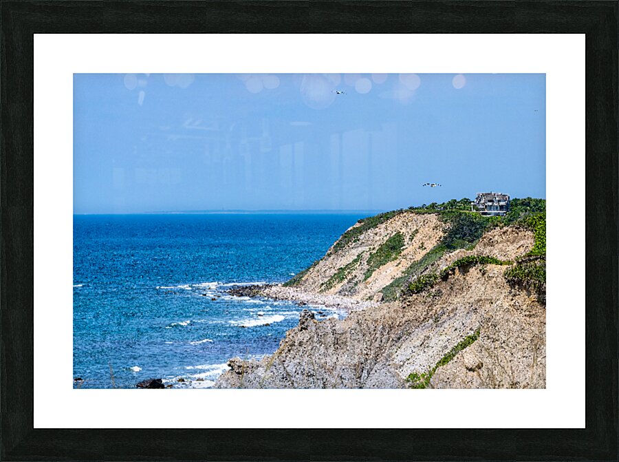 House on a Cliff Picture Frame print