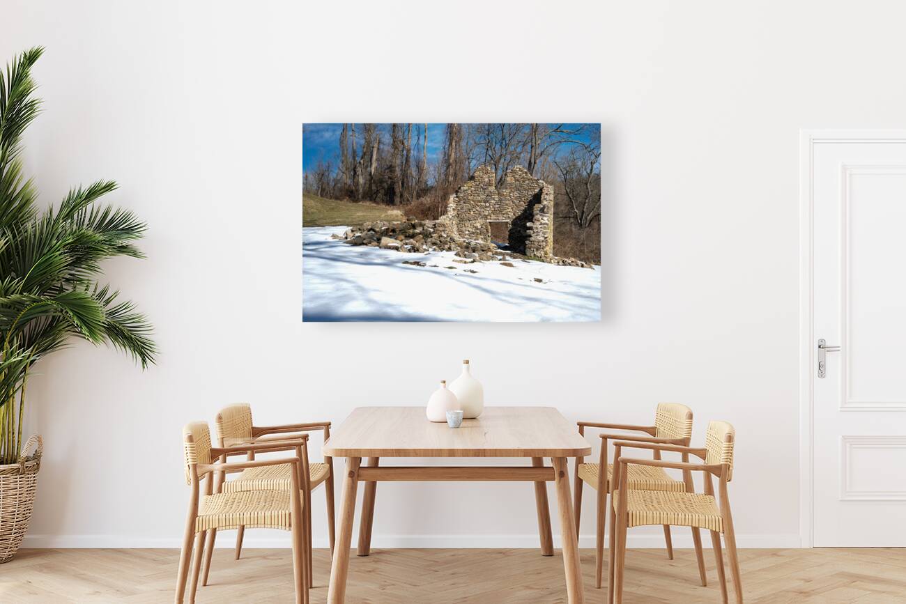 Ruins of Warwick Iron Furnace Reproduction