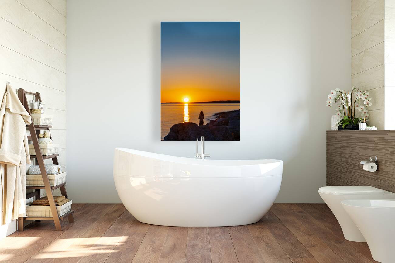 Sunset and Solitude Reproduction