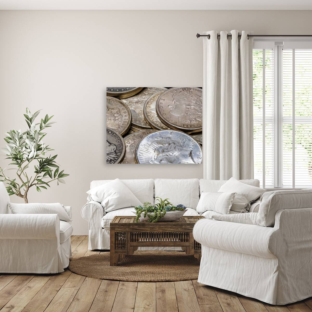 Silver Dollars Reproduction