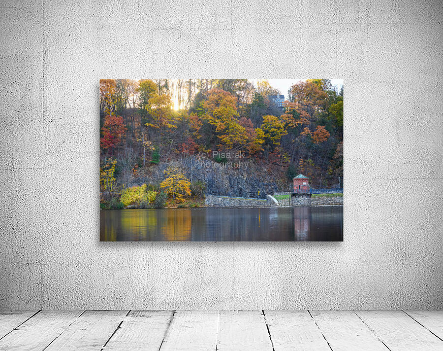 An autumn morning at the lake Wall Preview