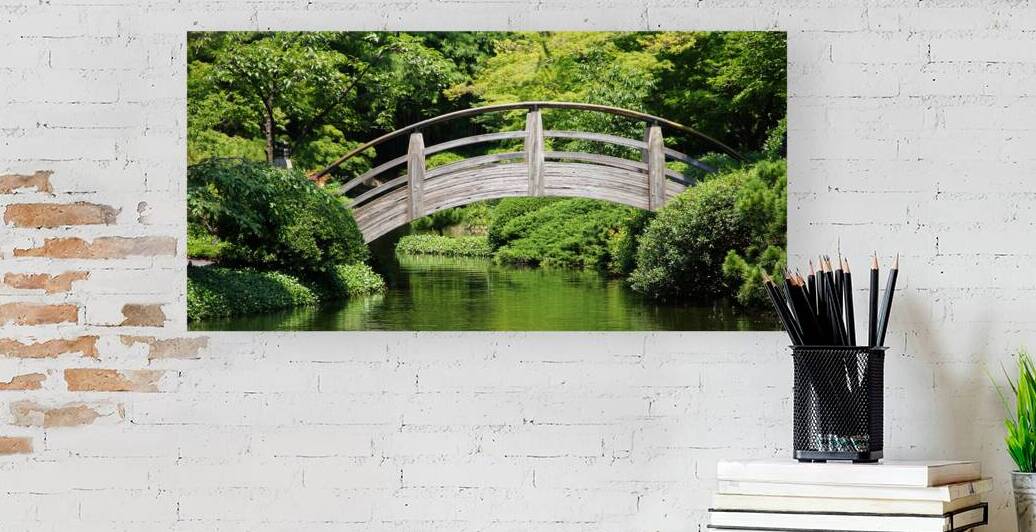 Japanese Garden Wooden Moon Bridge 2x1 by Studio Dalio