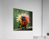  small parrot perched on a branch  Acrylic Print