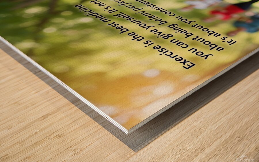 sport is medication  Wood print