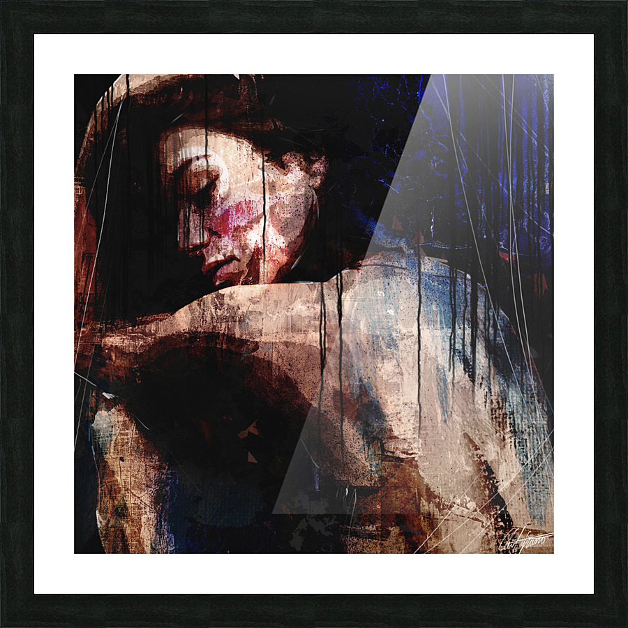 Dark Corner  Picture Frame print