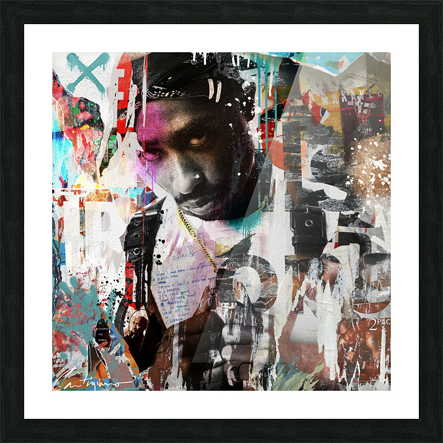 2Pac Picture Frame print