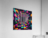  neon colours  Acrylic Print