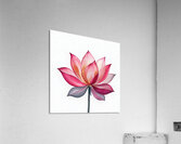 abstract lotus flower  Acrylic Print
