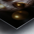 interlocking pattern Metal print