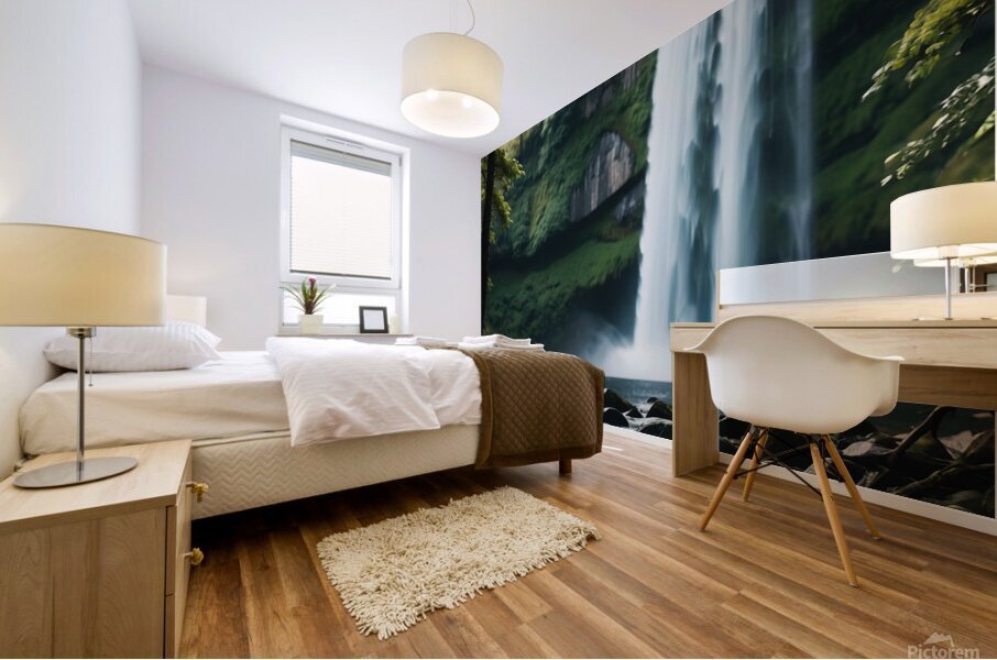  a waterfall  Mural print