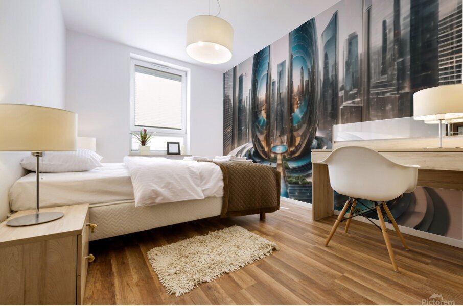  Stunning city  Mural print
