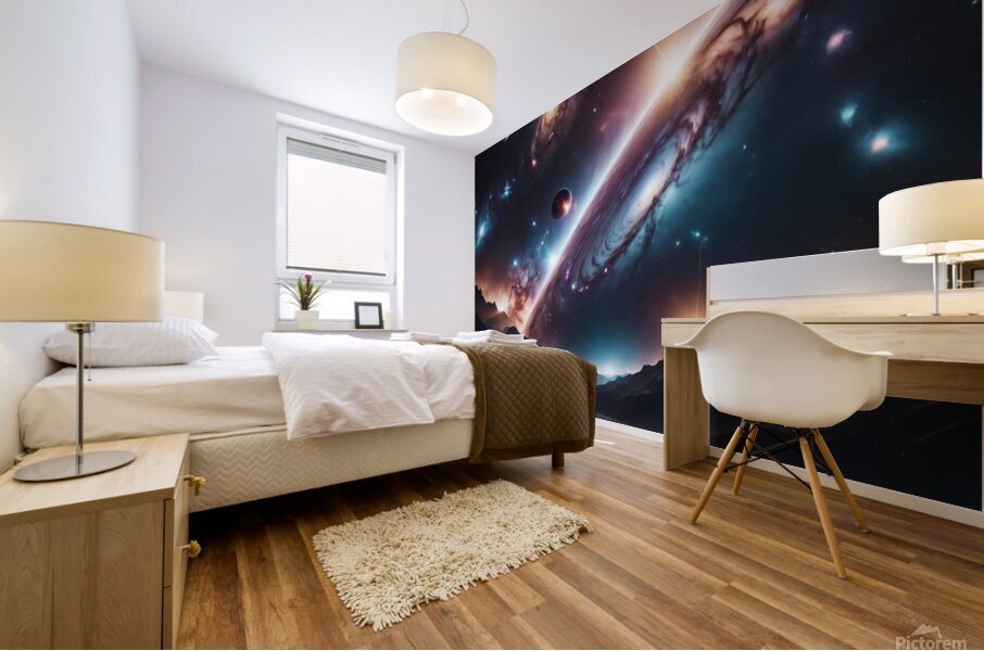  the galaxy  Mural print