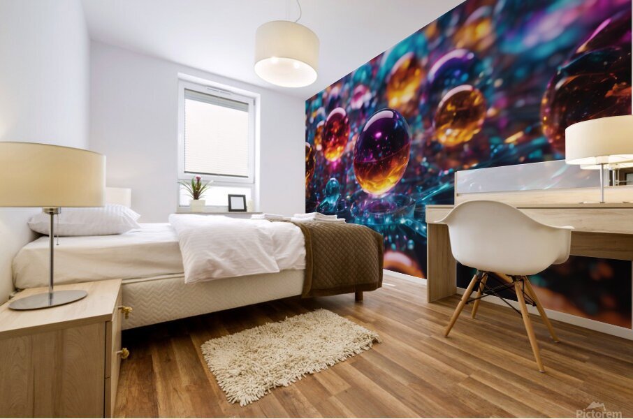  The four states  Mural print