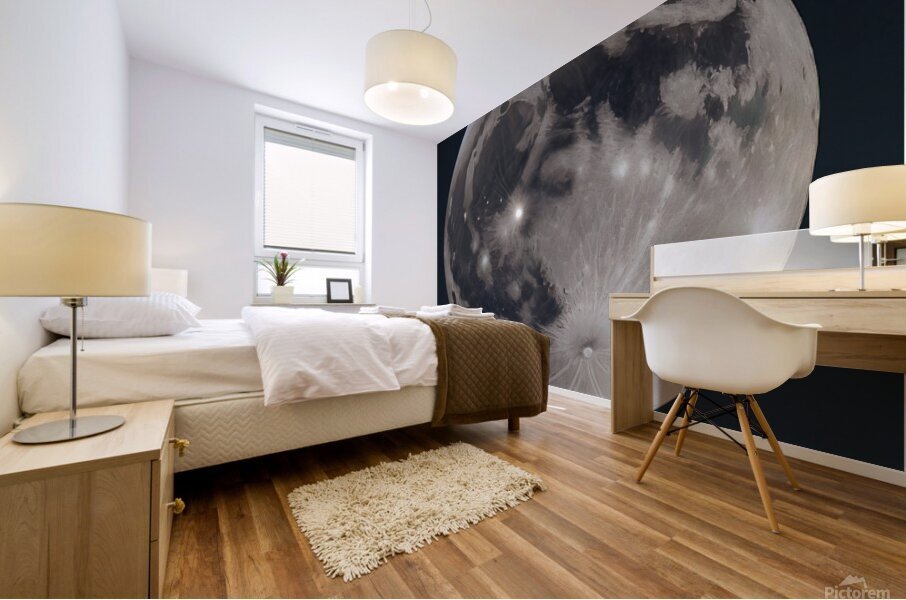  moon is approach Mural print