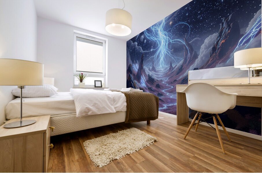 enchanted terra glowing  Mural print