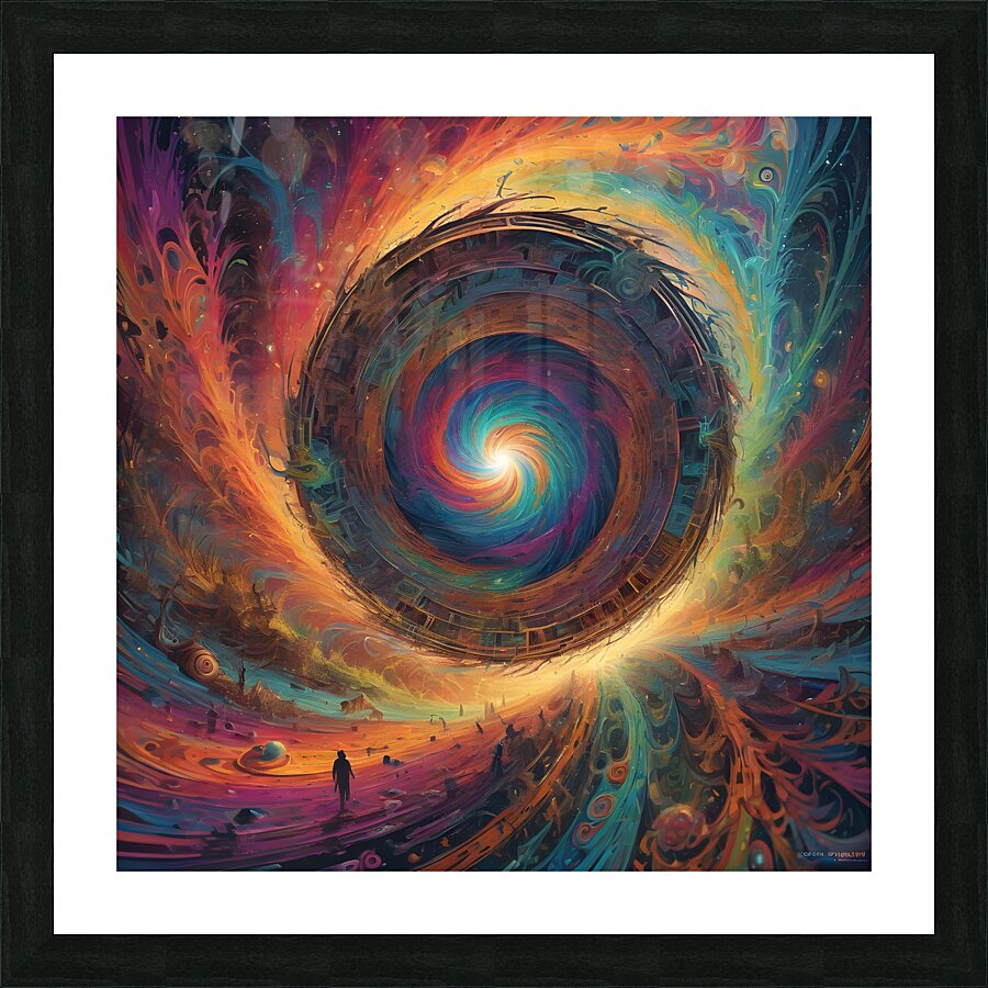 vortex Picture Frame print