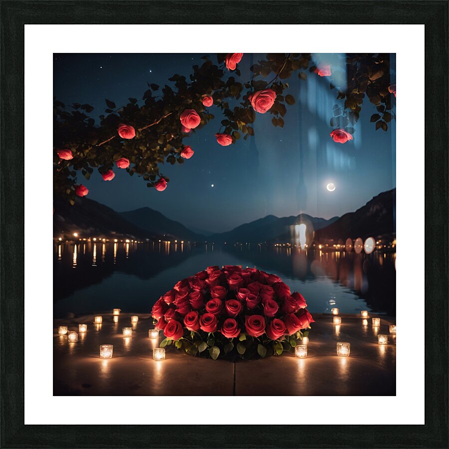  a night full  Picture Frame print
