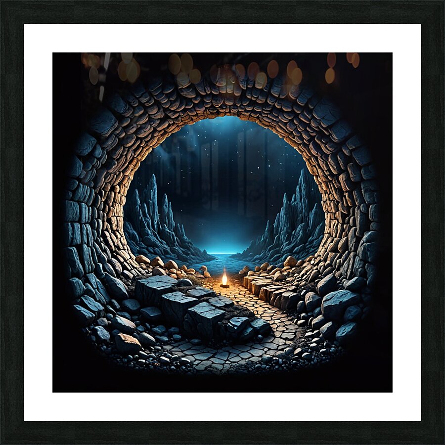  when night come  Picture Frame print