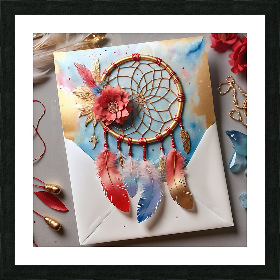  paper envelope  Picture Frame print