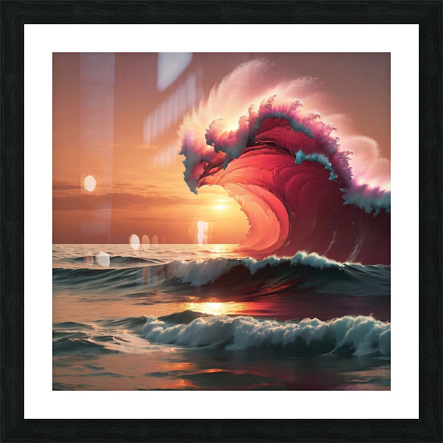  Ocean from space  Picture Frame print