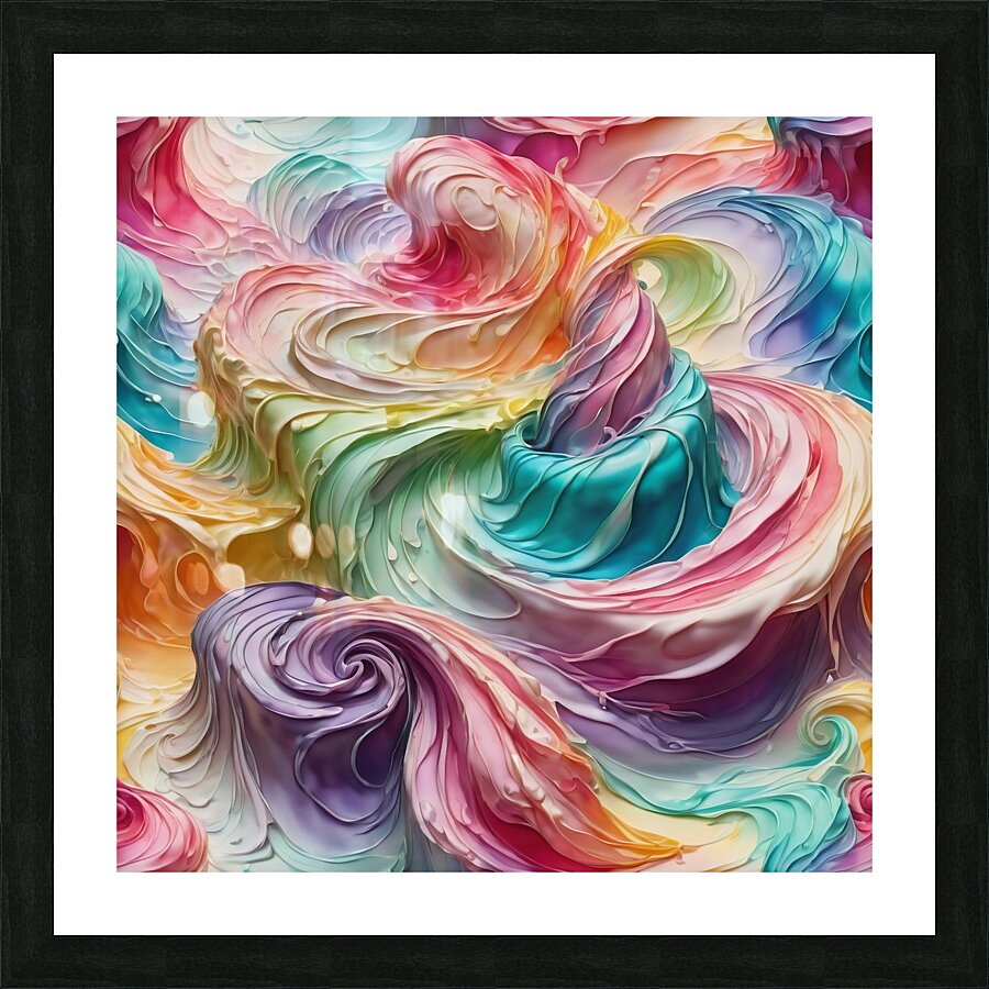 Ethereal Birth Picture Frame print