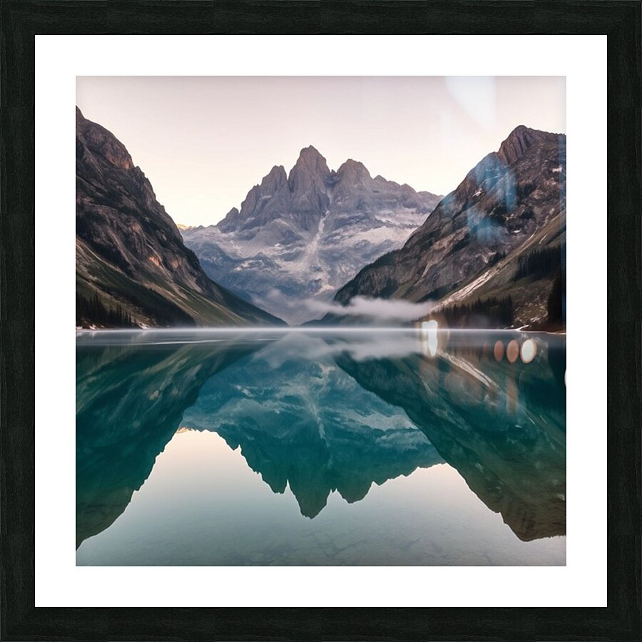 mirrow  between Picture Frame print