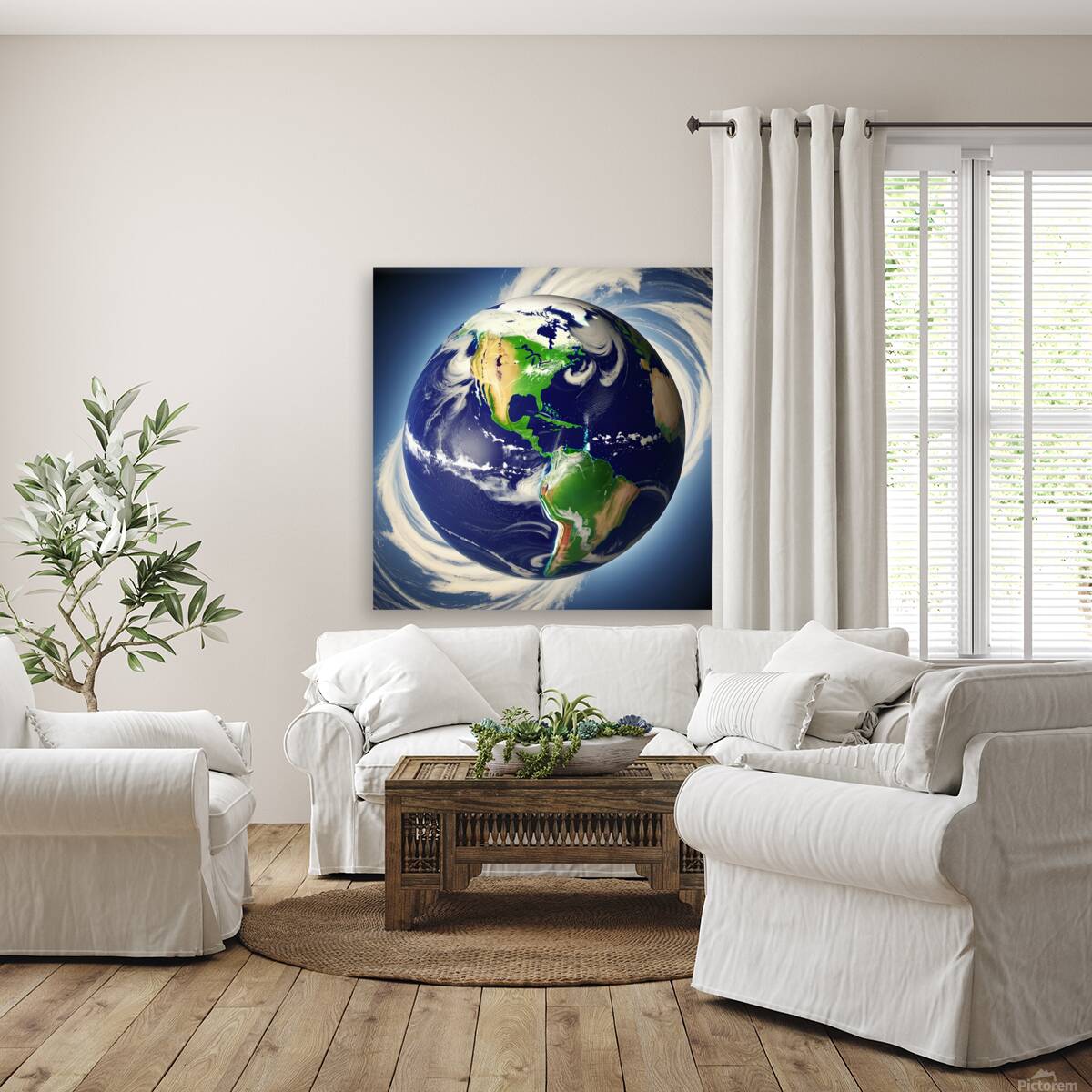 rotating earth  Reproduction