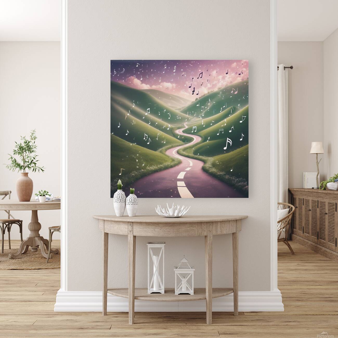  music note road  Reproduction