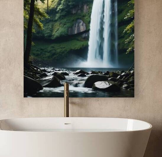  a waterfall  Reproduction