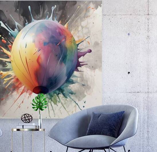 an exploding ball Reproduction