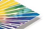  rainbow burst  HD Metal print