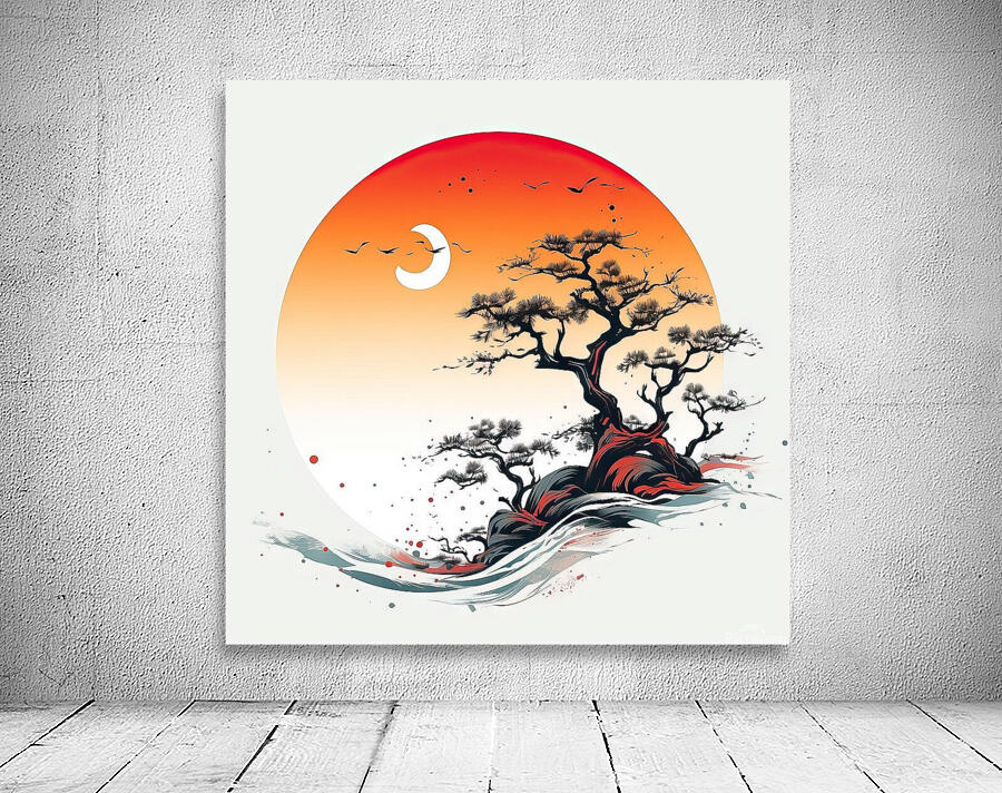 sun and tree Wall Preview