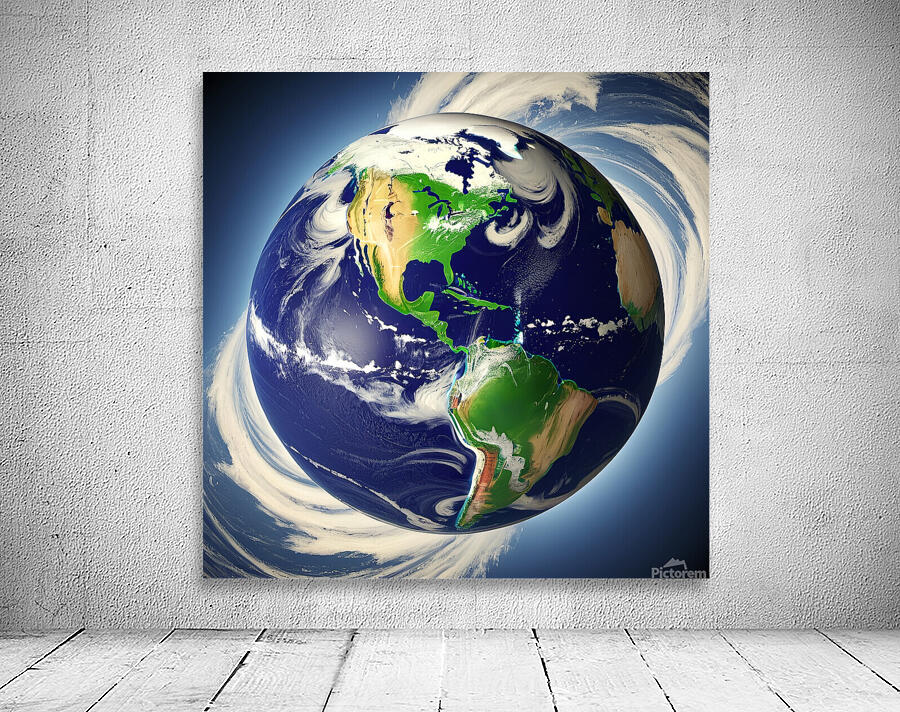 rotating earth  Wall Preview