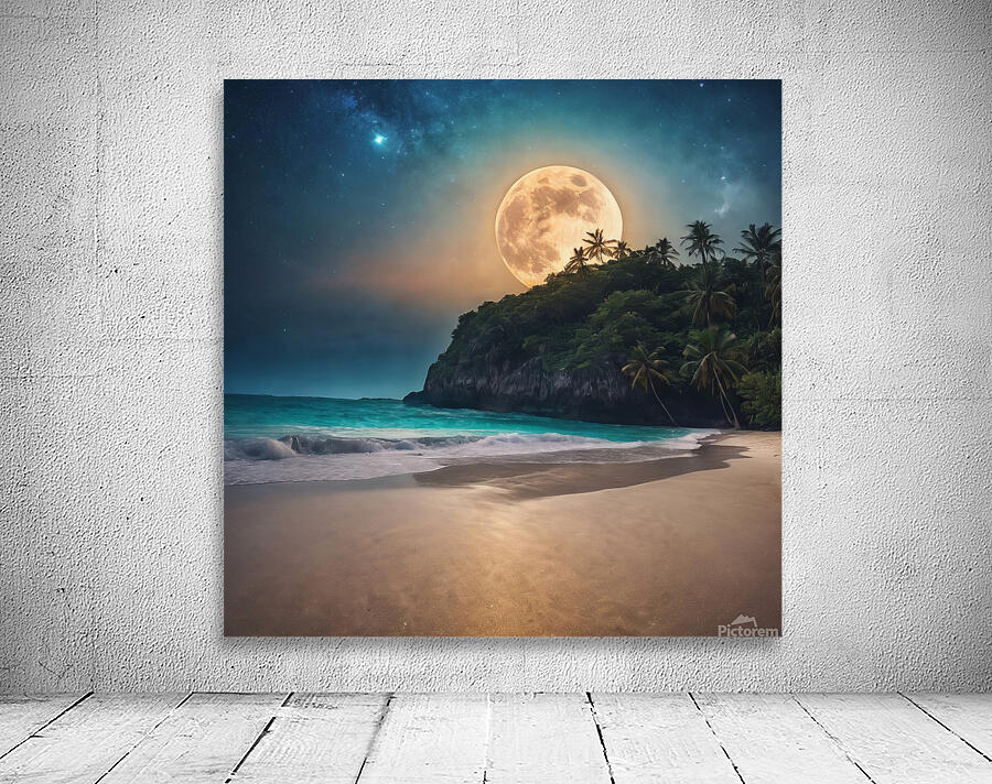 A full blue moon  Wall Preview