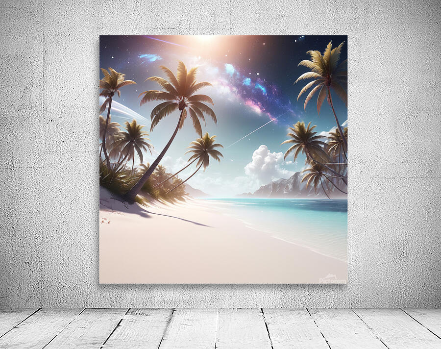  A sunny beach  Wall Preview