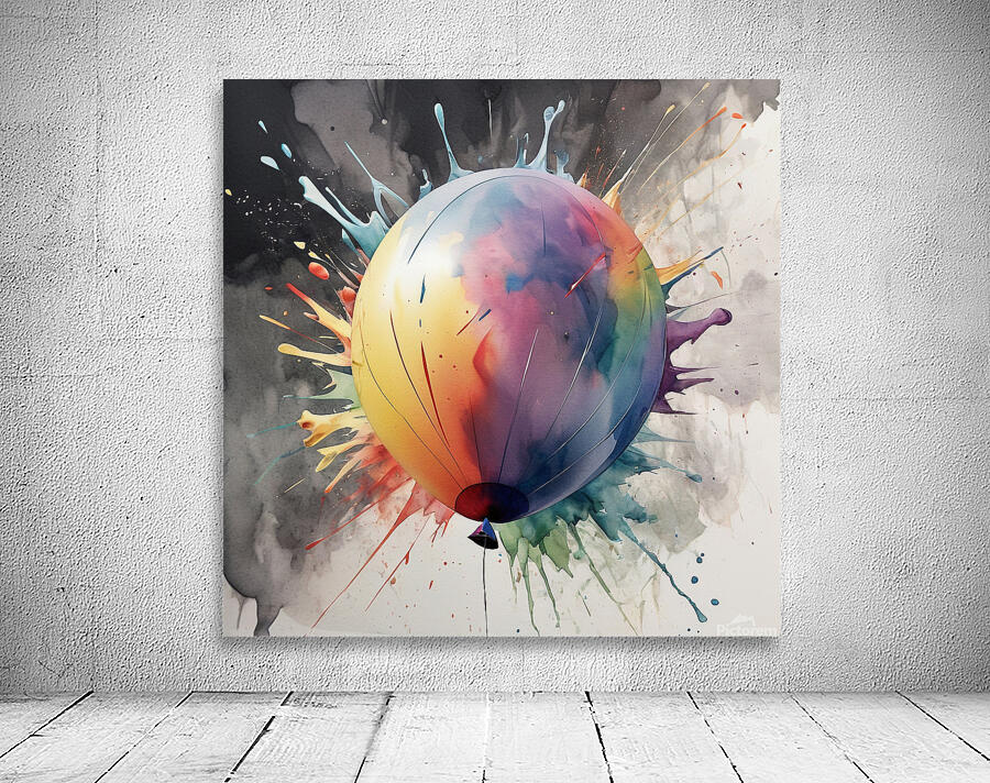 an exploding ball Wall Preview