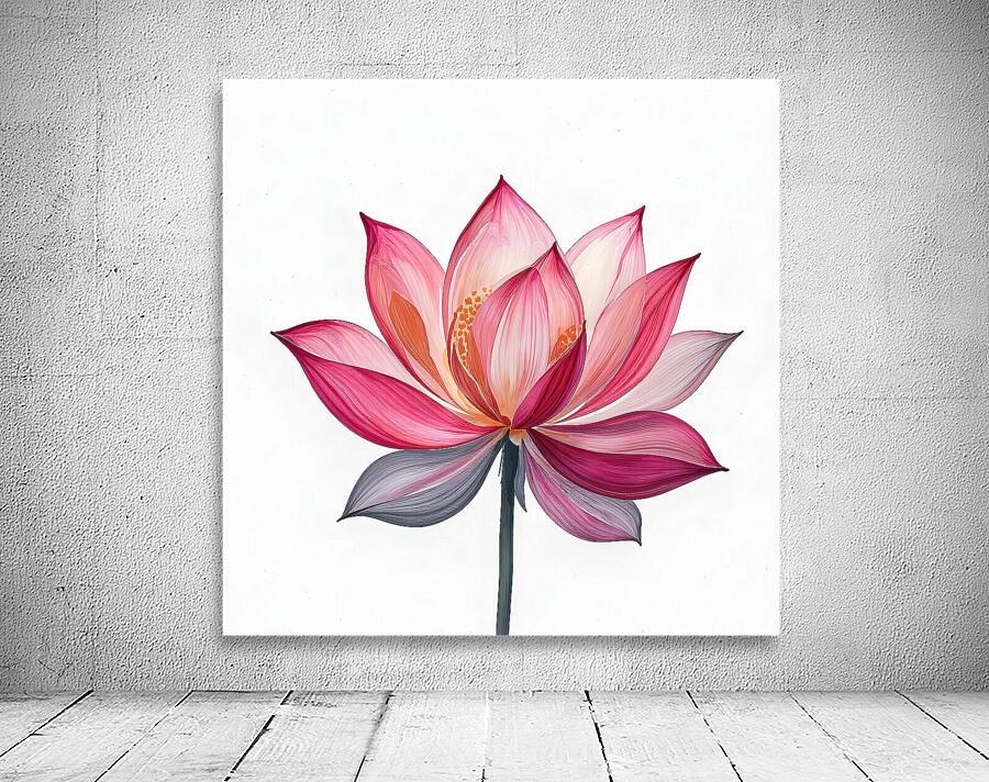  abstract lotus flower  Wall Preview
